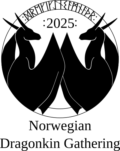 Logo for Norwegian Dragonkin Gathering 2025